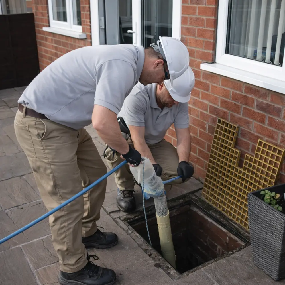 Blocked drain repair service in Harrow